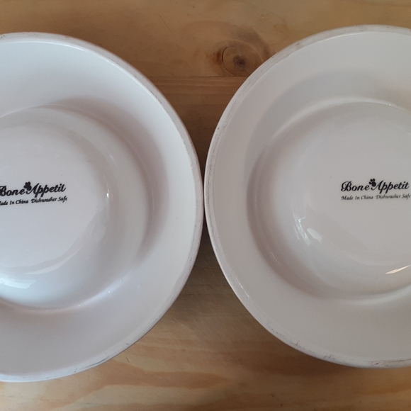 Set of 2 ceramic pet dishes - Picture 3 of 4